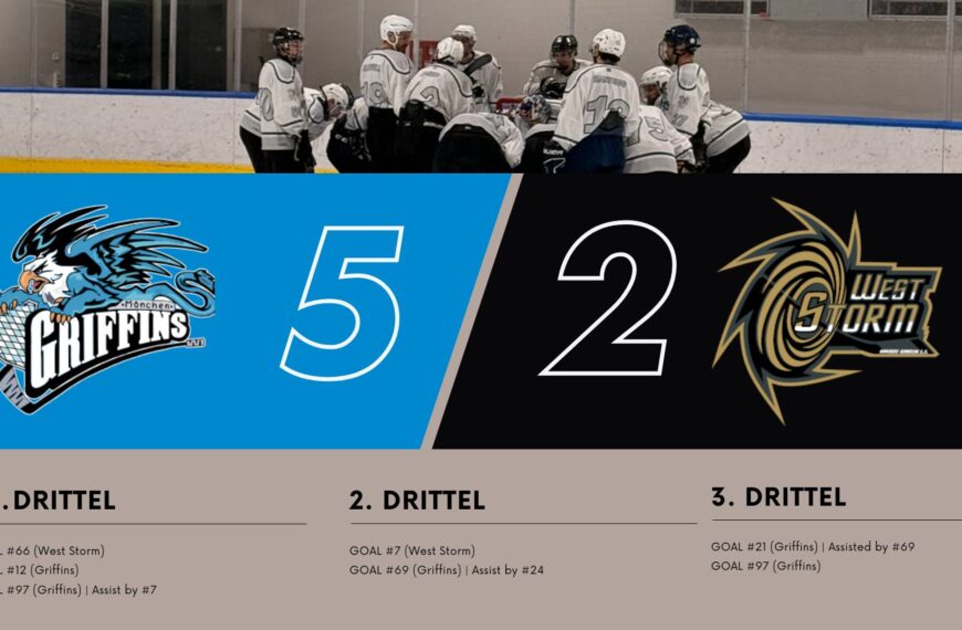 Griffins sichern sich den Sieg der Hauptrunde!